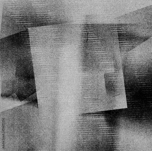 Fototapeta Abstract cubist photocopy texture background