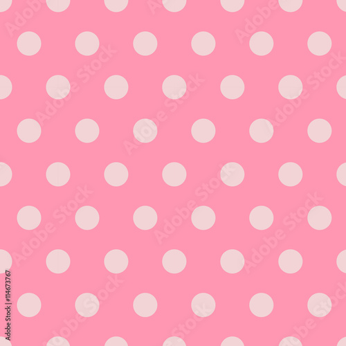 Seamless polka dot pattern background