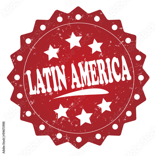 latin america grunge stamp photo