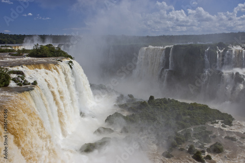 Brazialian side of the Iguazu falls.