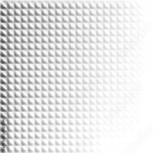 Abstract perspective background with white & grey toned square shapes