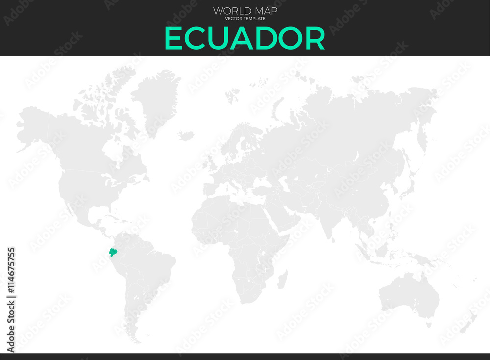 Republic of Ecuador Location Map