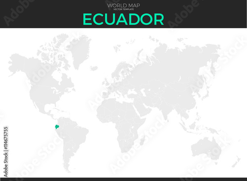 Republic of Ecuador Location Map