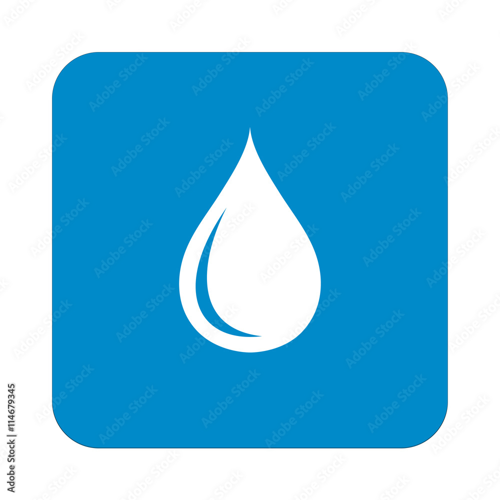 Water drop icon. Vector illustration Water drop icon. Vector illustration