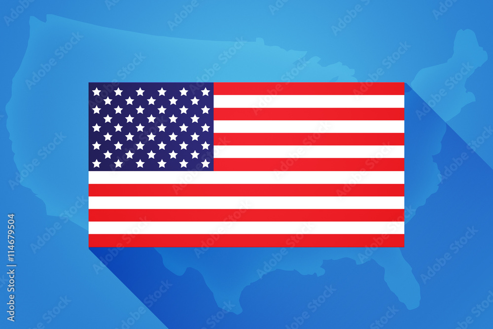 Obraz premium Simple USA Flag