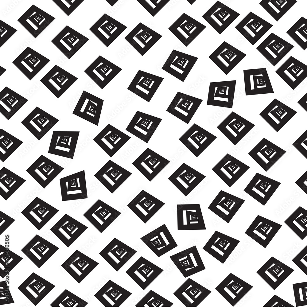 Minimalist pattern with geometric shapes. Modern background. Hipster style texture. Vector illustration