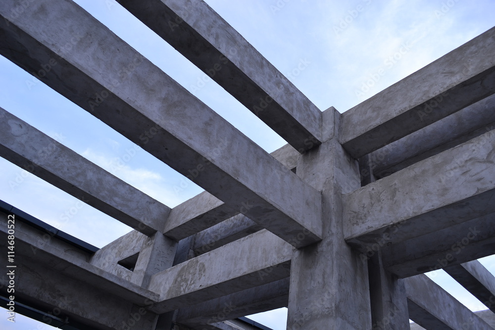 Not after the construction of the building structure