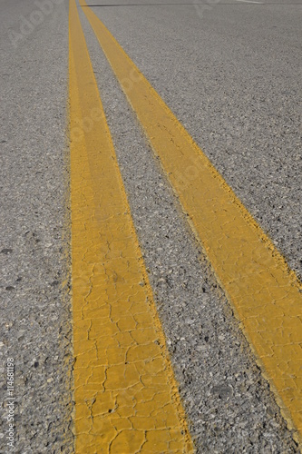 Wallpaper Mural Road line, double yellow line Torontodigital.ca