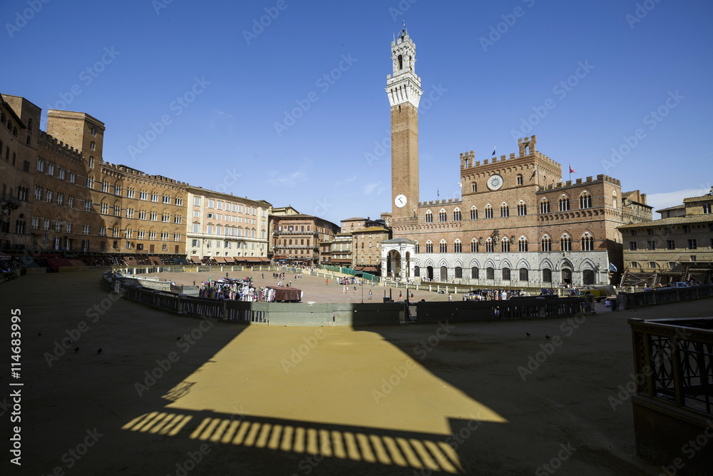 Obraz premium Piazza del campo Siena