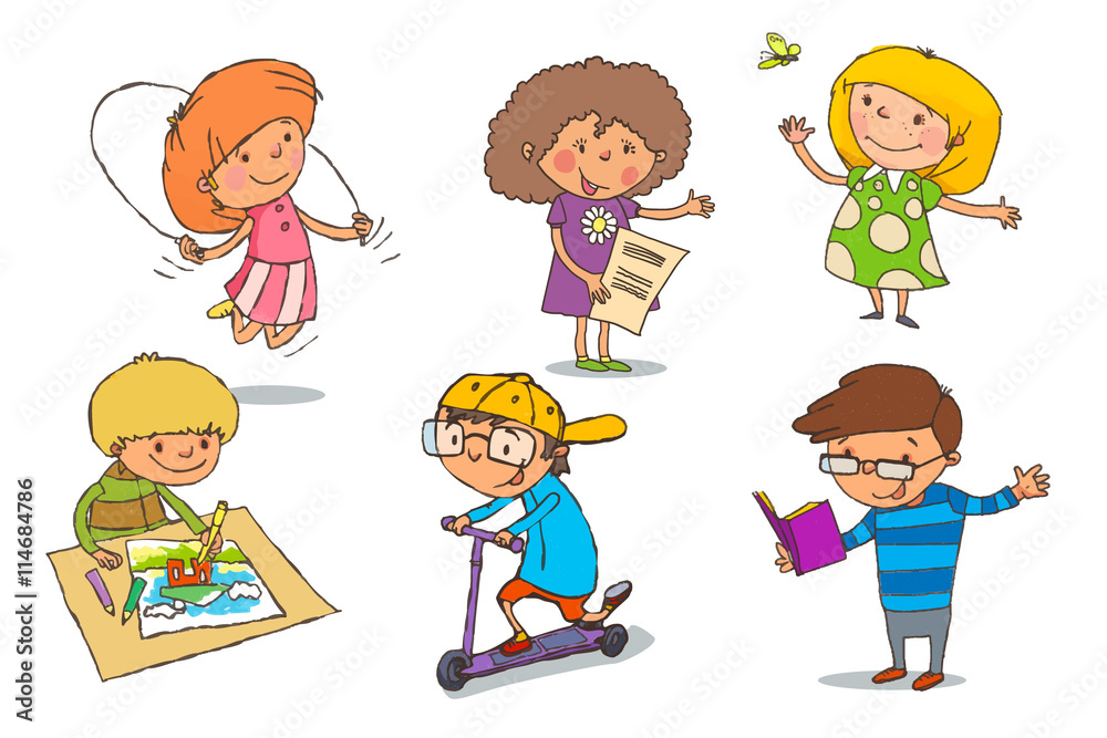 Children are engaged in a variety of activities Children are engaged in a variety of activities