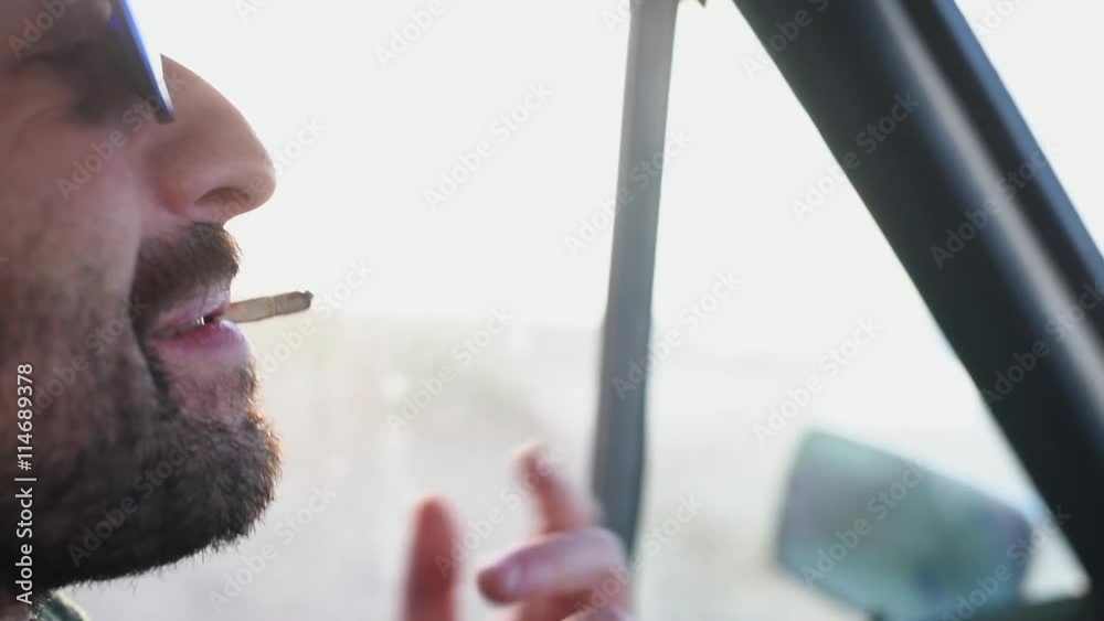 Smoking in car