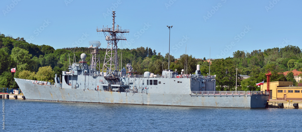 Polish military navy ship