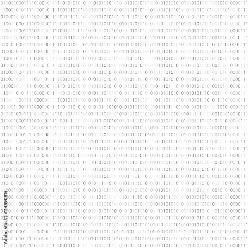 Binary Code, Algorithm binary, data code, encryption and encoding, row matrix, vector illustration Binary Code, Algorithm binary, data code, encryption and encoding, row matrix, vector illustration