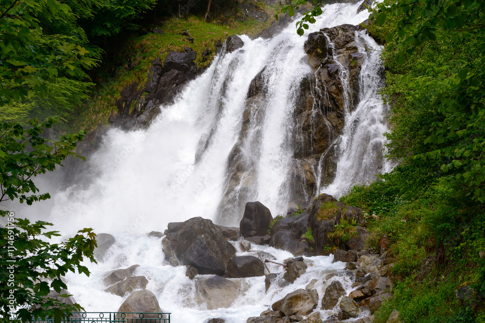 torrent in the french Pyrenees