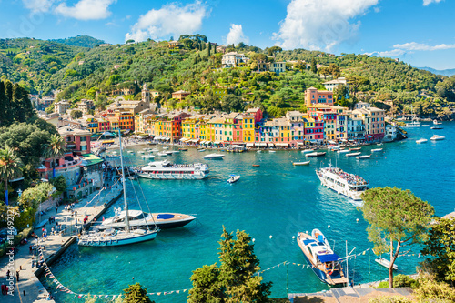 Fototapeta Portofino, Ligurian coast, Italy