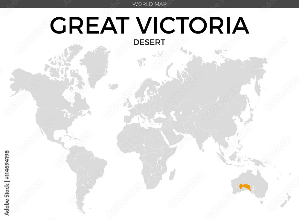 Great Victoria Desert Location Map