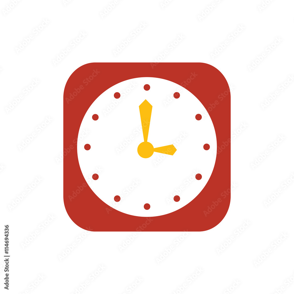 clock Flat icon and Logo vector clock Flat icon and Logo vector