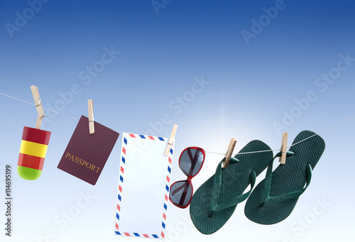 Summer vacation concept wit...