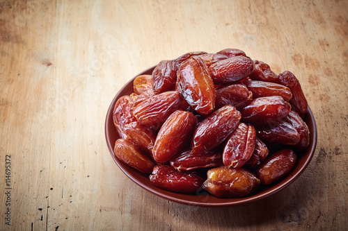 Plate of dried dates