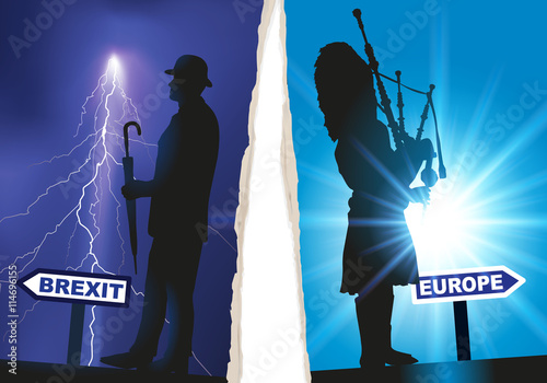 Anglais - Ecossais - Brexit - Déchirure