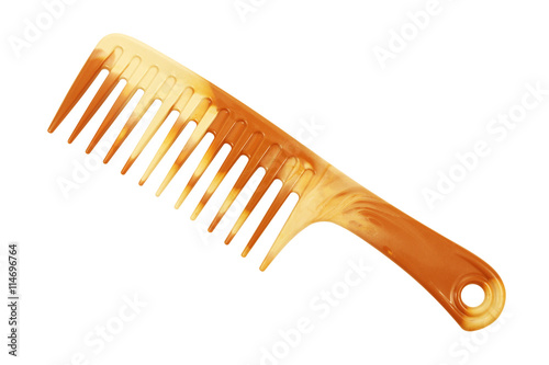 Hair comb isolated on white background