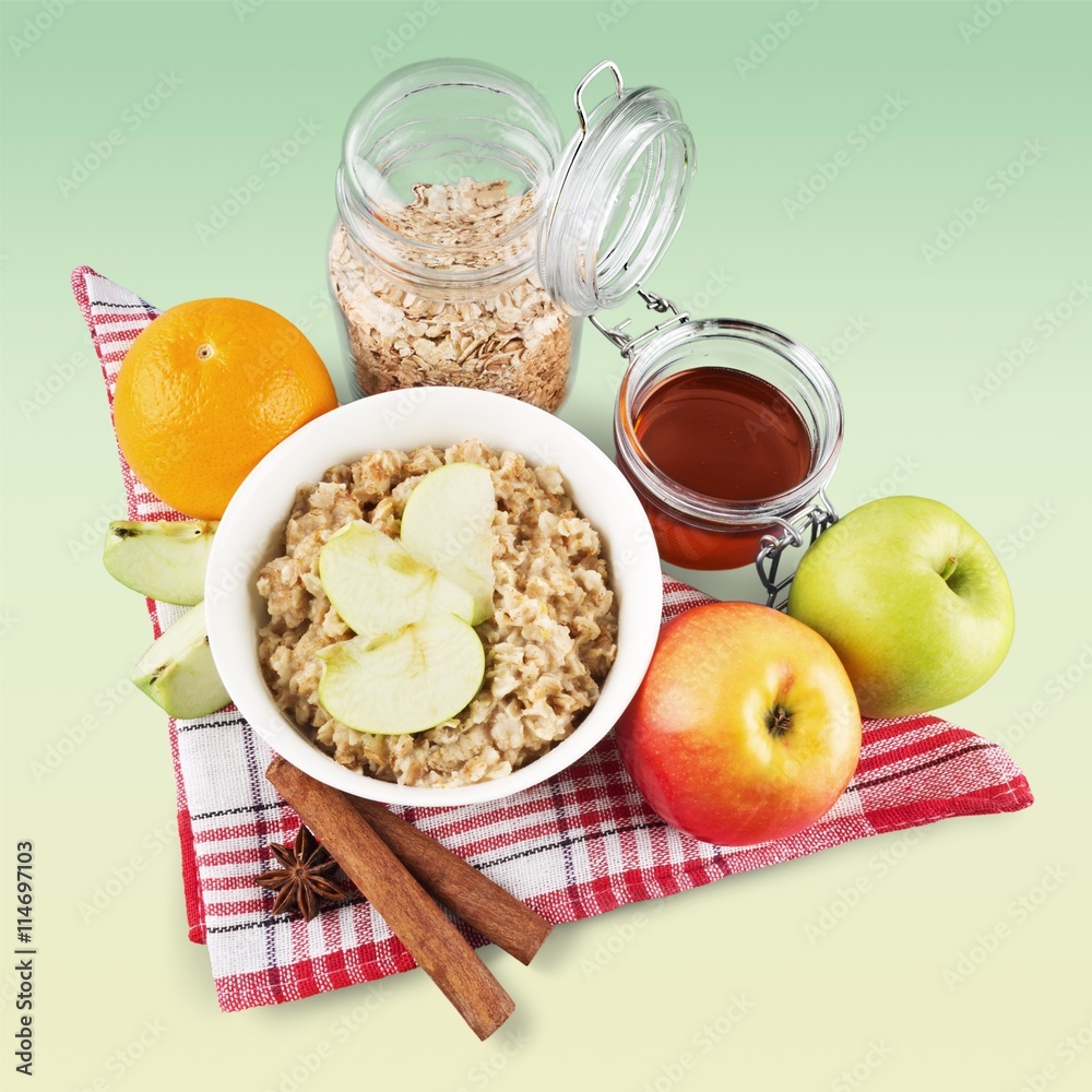 Oatmeal. Oatmeal.