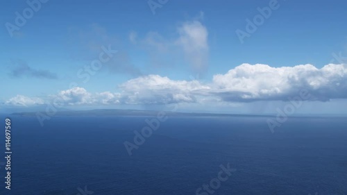 Wallpaper Mural Clouds over Pacific as flight approaches Molokai. Shot in 2010. Torontodigital.ca