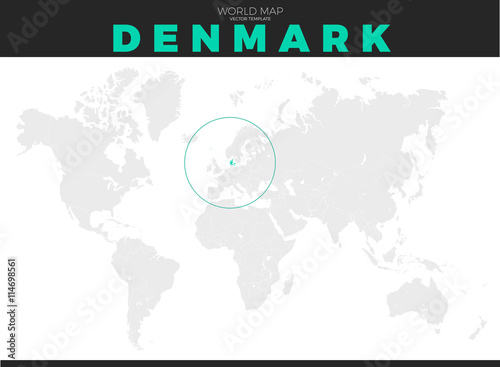 Denmark Location Map