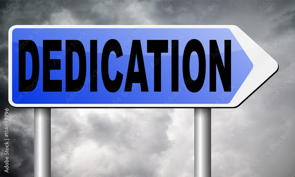 Obraz premium dedication