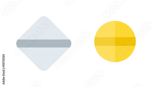 Tablets pills medical icons on white background. Tablet pills medical drug pharmacy care and tablet pills antibiotic pharmaceutical. Healthy vitamin tablet pills and prescription tablet pills