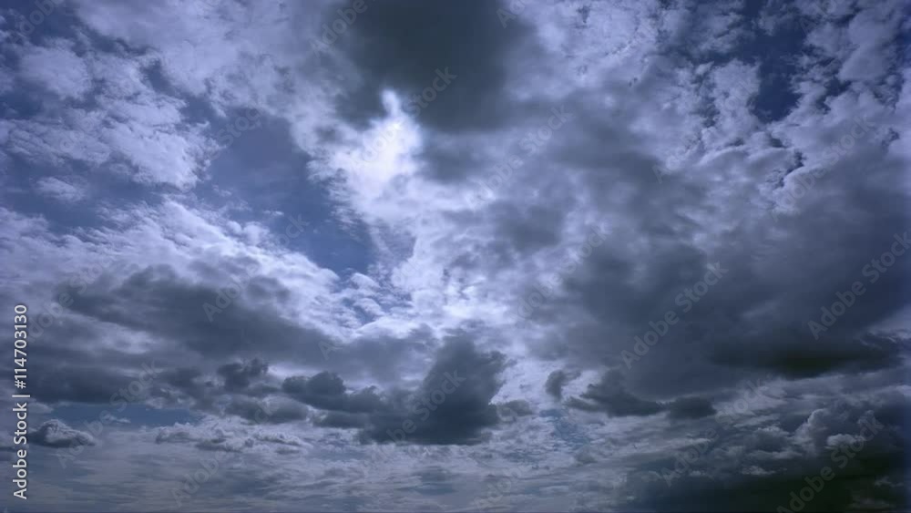Time-lapse darkening altocumulus clouds Time-lapse darkening altocumulus clouds