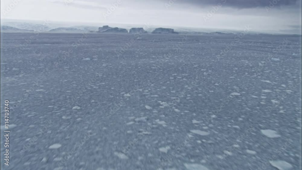 Landscape with ice