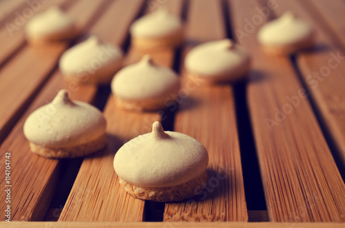 Biscuits with meringue