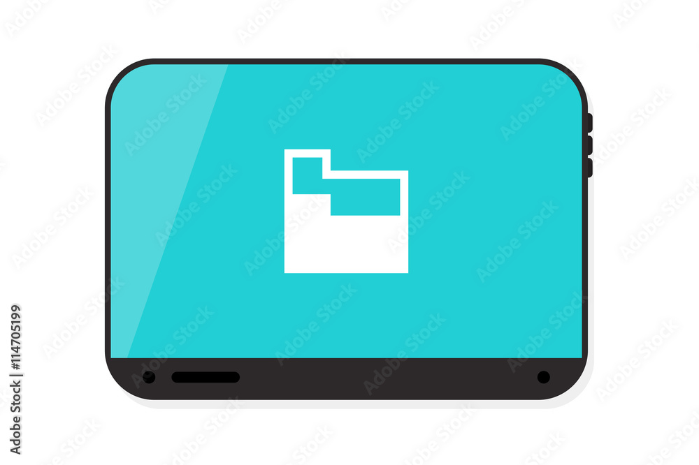 Tablet vector illustration Tablet vector illustration