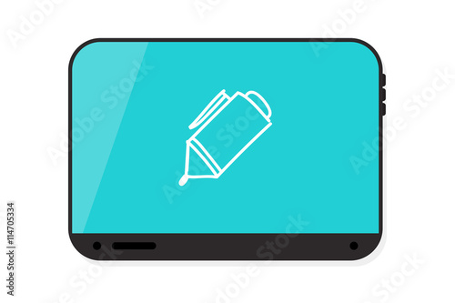Tablet vector illustration