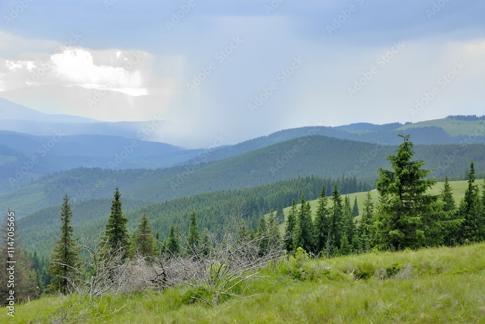 Storm in mountains Storm in mountains