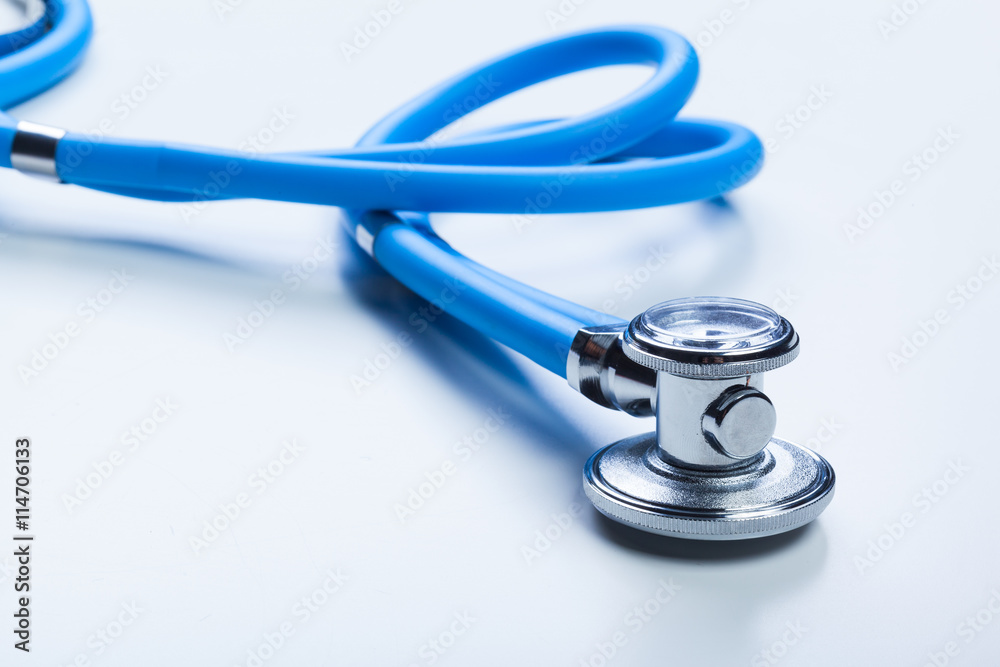 Medical stethoscope or phonendoscope isolated on white background Medical stethoscope or phonendoscope isolated on white background