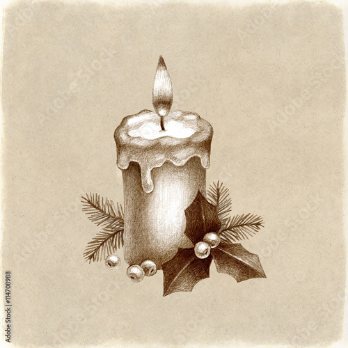 Free Vector | Realistic glowing candles set
