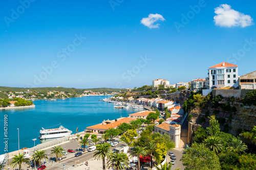 puerto de mahon, menorca photo