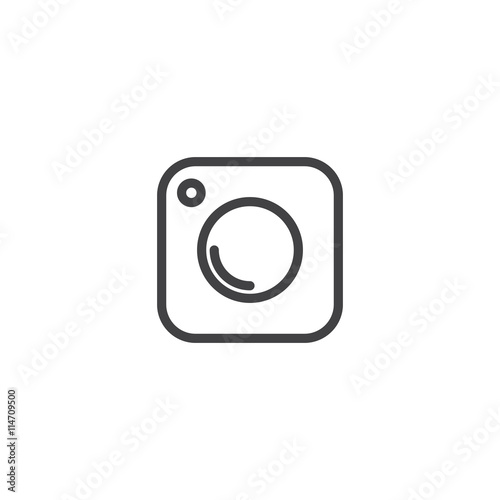Social Media Icon, photo camera instagram icons photo
