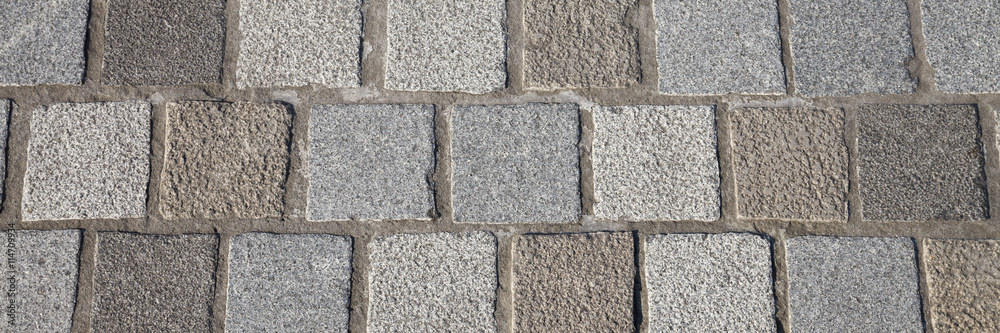 Fototapeta premium Straßenpflasterung