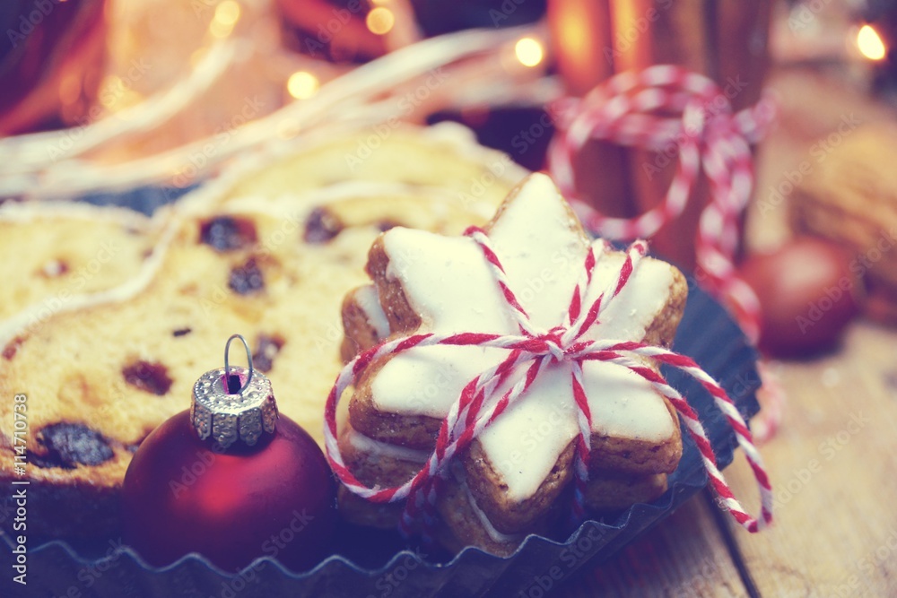 Grußkarte Weihnachtsbäckerei kleine Naschereien zu Weihnachten