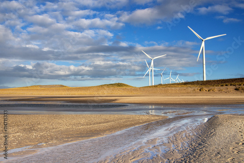 Windmills on the Maasvlakte photo
