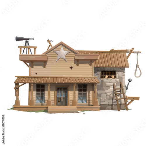 Sheriffs house, prison and scaffold