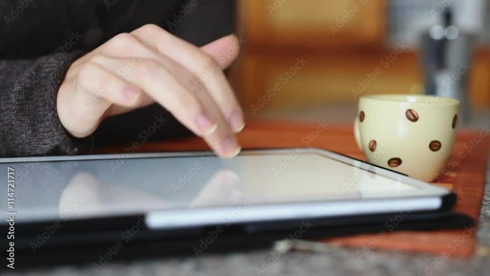 Using digital tablet