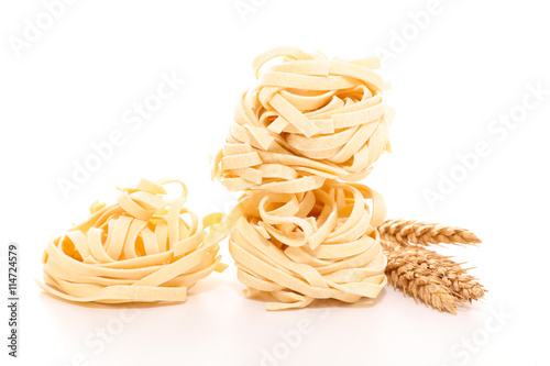 raw tagliatelle