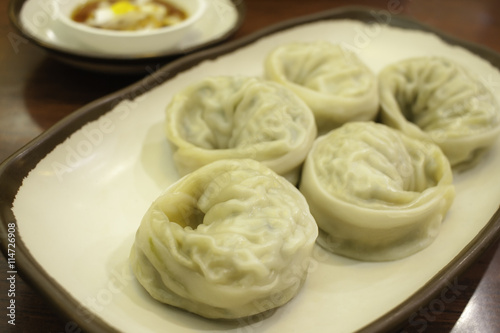 Korean steamed dumpling (Mandu)