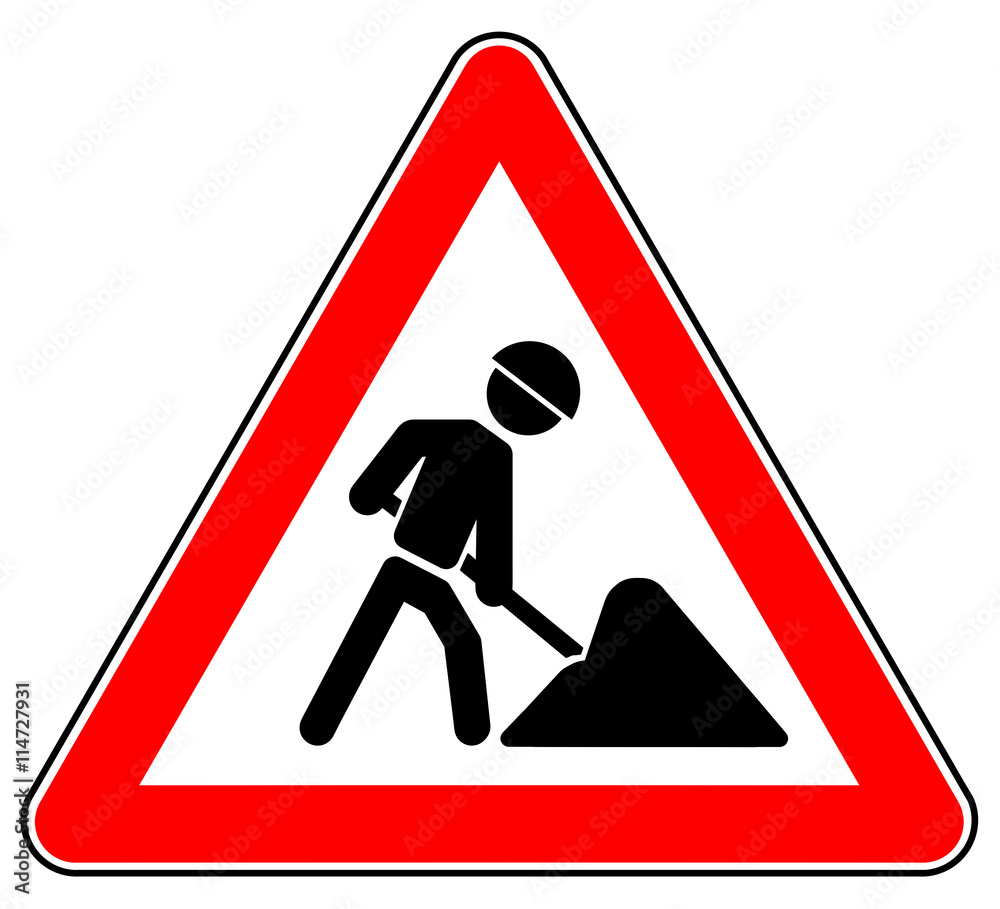 sd37 Schild-Dreieckig - Symbol-Schild - Baustellenschild - g4488 sd37 Schild-Dreieckig - Symbol-Schild - Baustellenschild - g4488