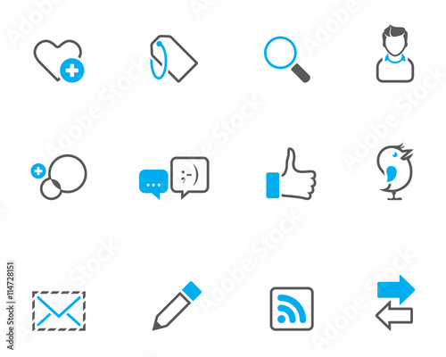 Duotone Icons - Social Network