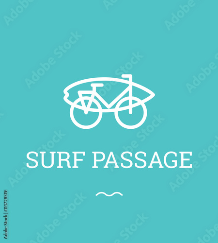 Surf, Passage, icône, pictogramme, sport, spot, vélo,  Mer, Ocean
